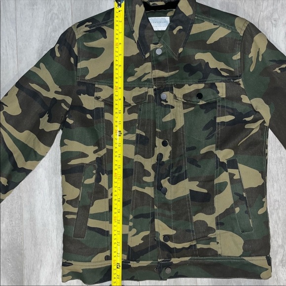 Zara Fur-lined Denim Trucker Jacket, Small - Picture 13 of 16